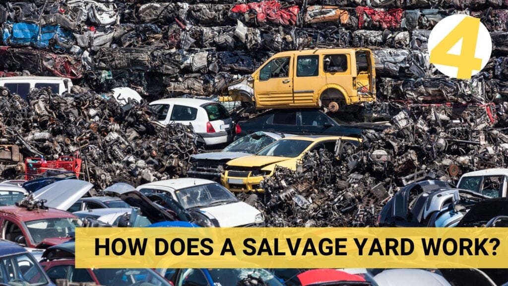 how does a salvage yard work