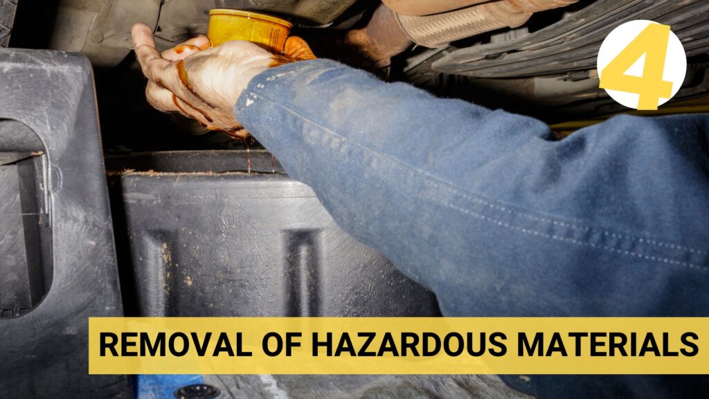 removal of hazardous materials