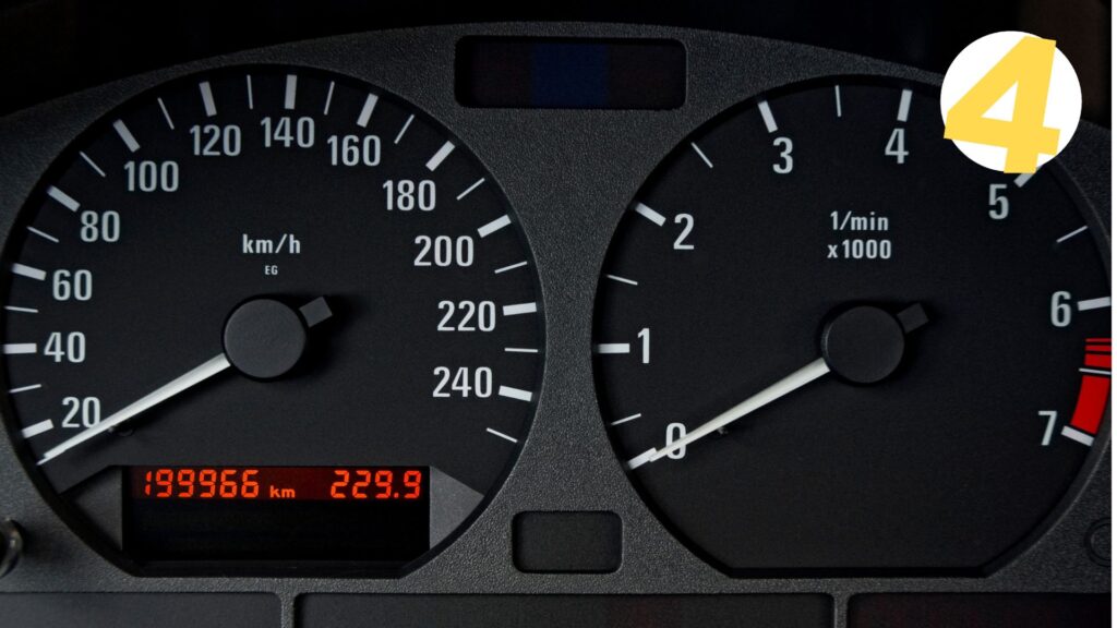 high mileage car