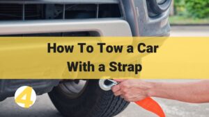 how to tow a car with a strap