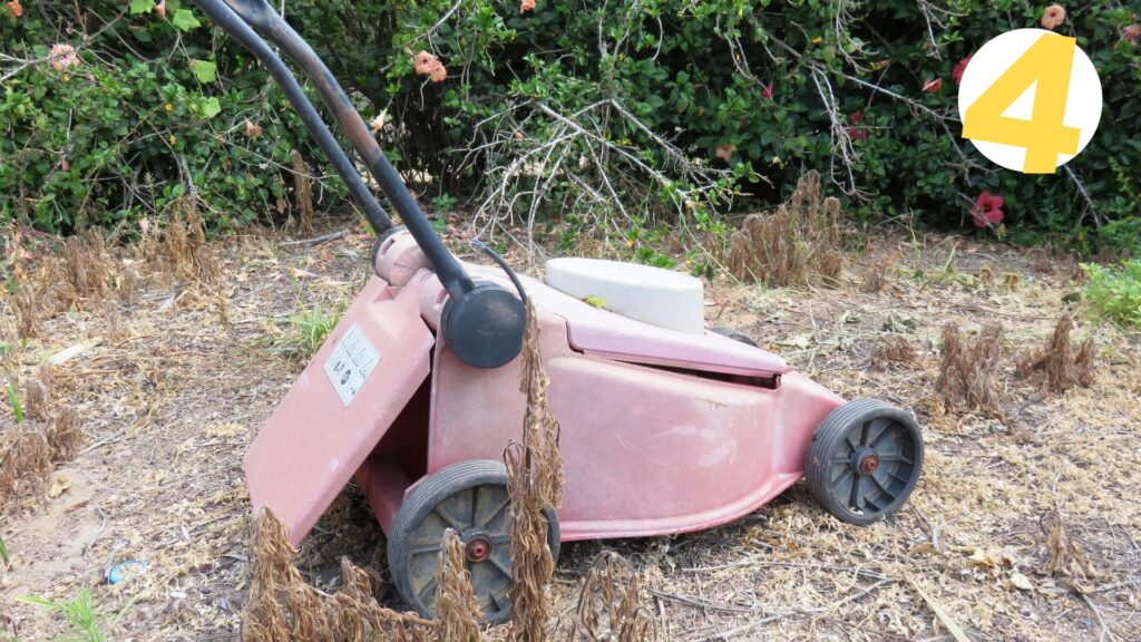 old model of lawn mower